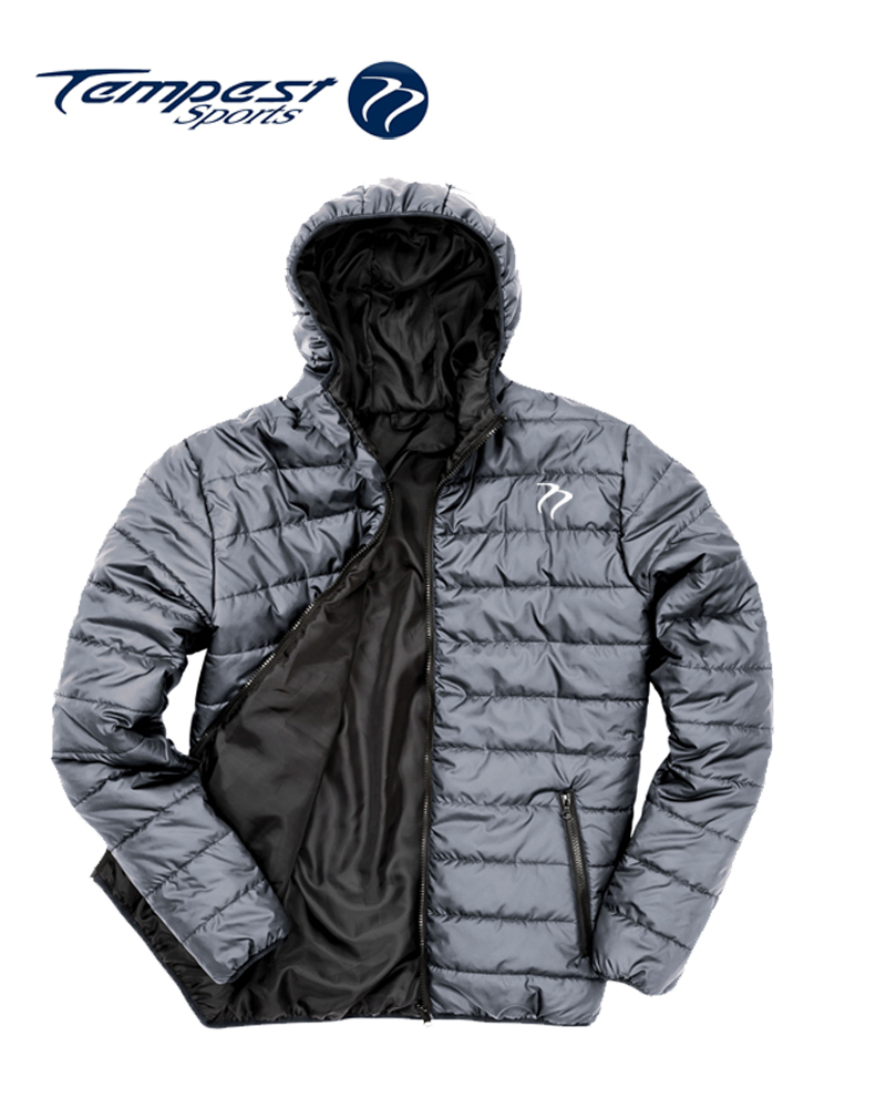 Tempest Padded Jacket Grey Black